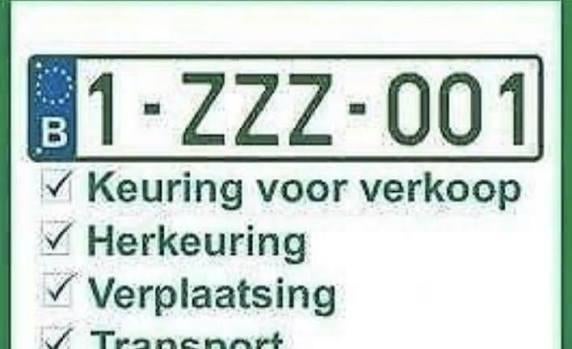 Z plaat service keuring, Ophalen
