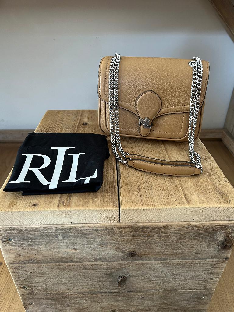 Ralph Lauren small Bradley, Verzenden, Nieuw, Beige, Handtas