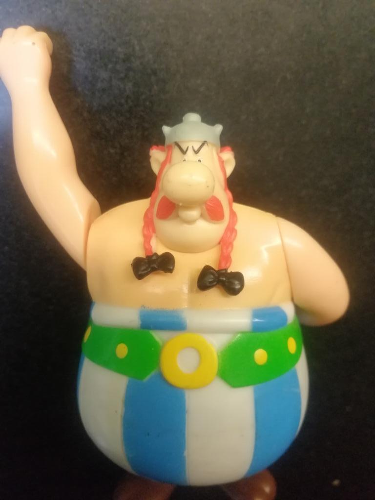 Figurine OBELIX bras mobile à remonter Quick 2014, Collections, Enlèvement ou Envoi, Utilisé