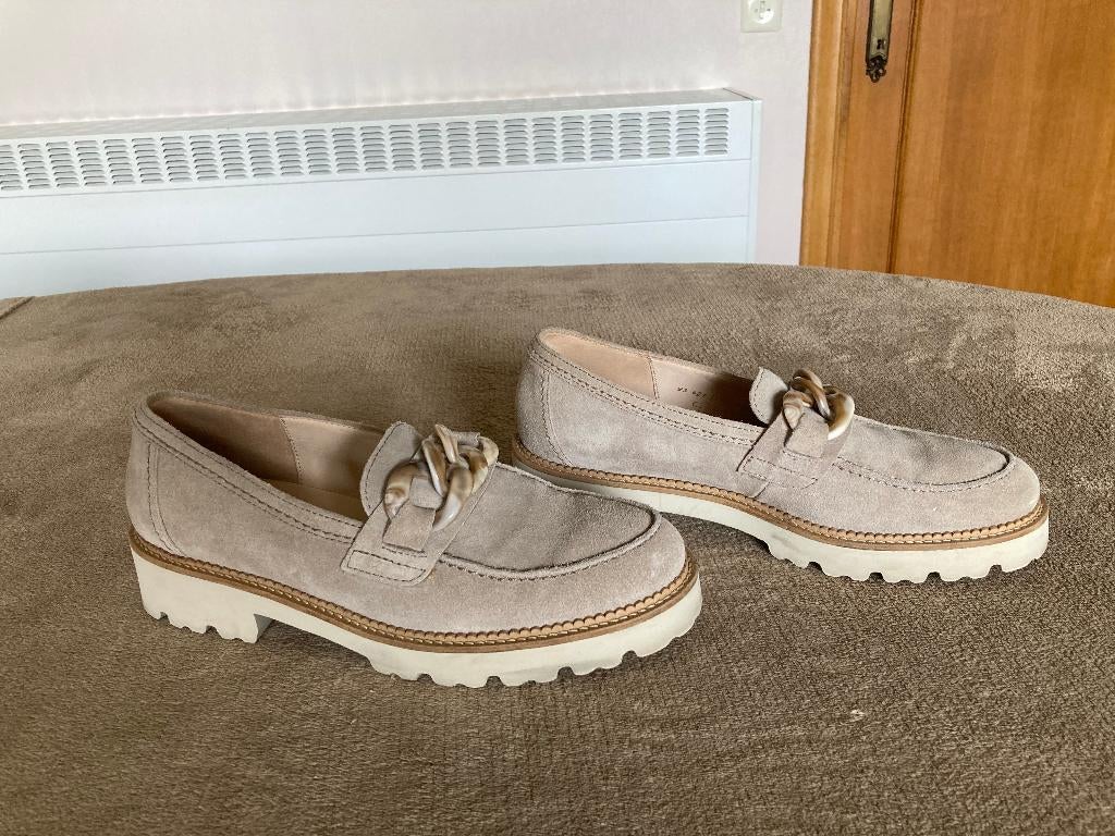 Beige moccassins in daim, Gabor, maat 5 1/2, Vêtements | Femmes, Chaussures, Enlèvement ou Envoi, Beige, Gabor, Comme neuf