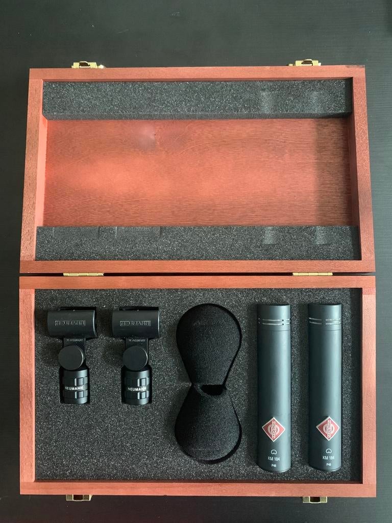 Kit stéréo Neumann KM184, Musique & Instruments, Microphones, Enlèvement, Comme neuf