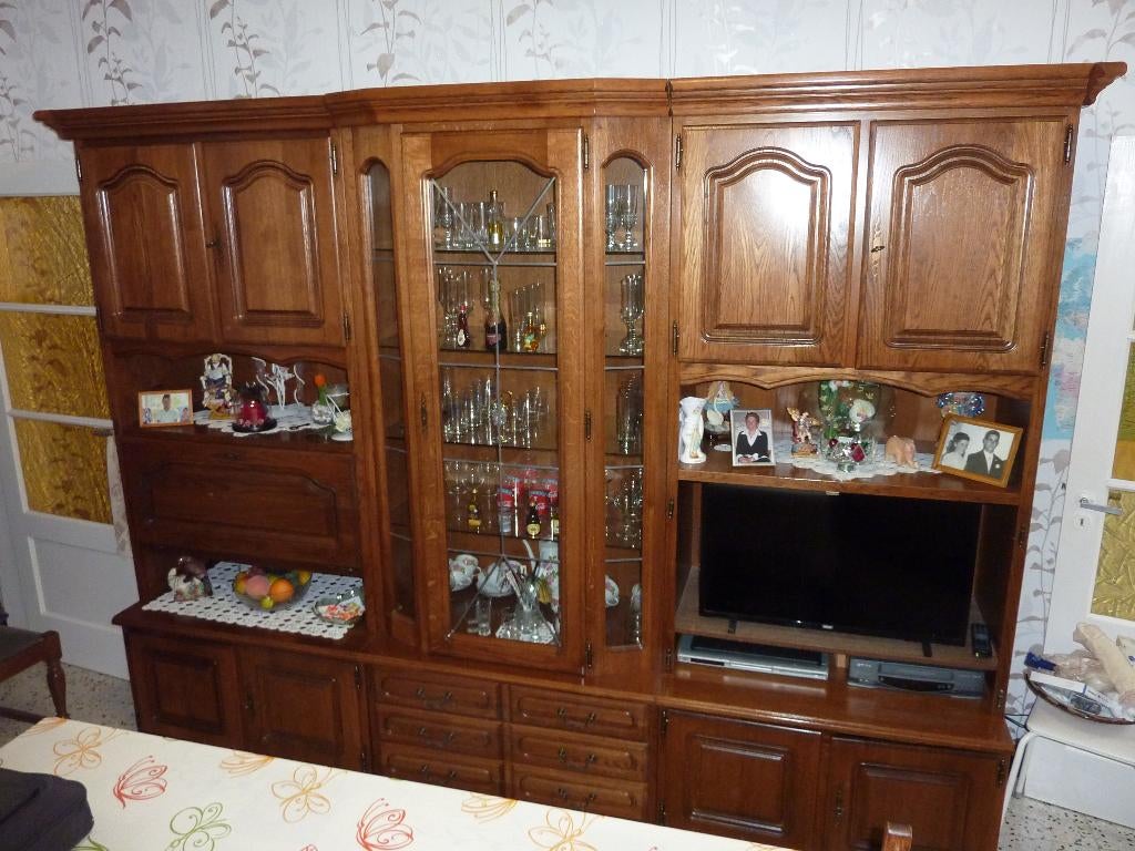 buffet en bois, Avec tiroir(s), 200 cm ou plus, Comme neuf, Enlèvement