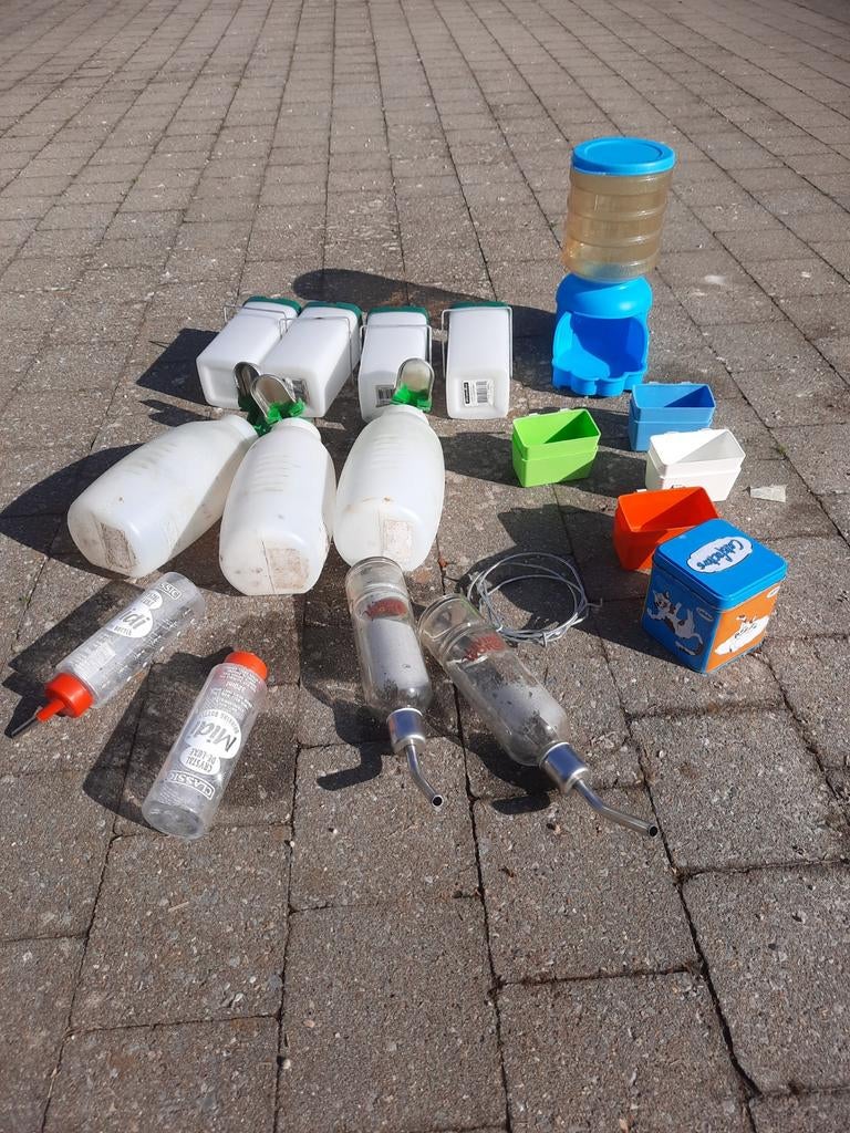 Eet en drinkbakken, Dieren en Toebehoren, Knaagdieren en Konijnen | Hokken en Kooien, Ophalen, Gebruikt