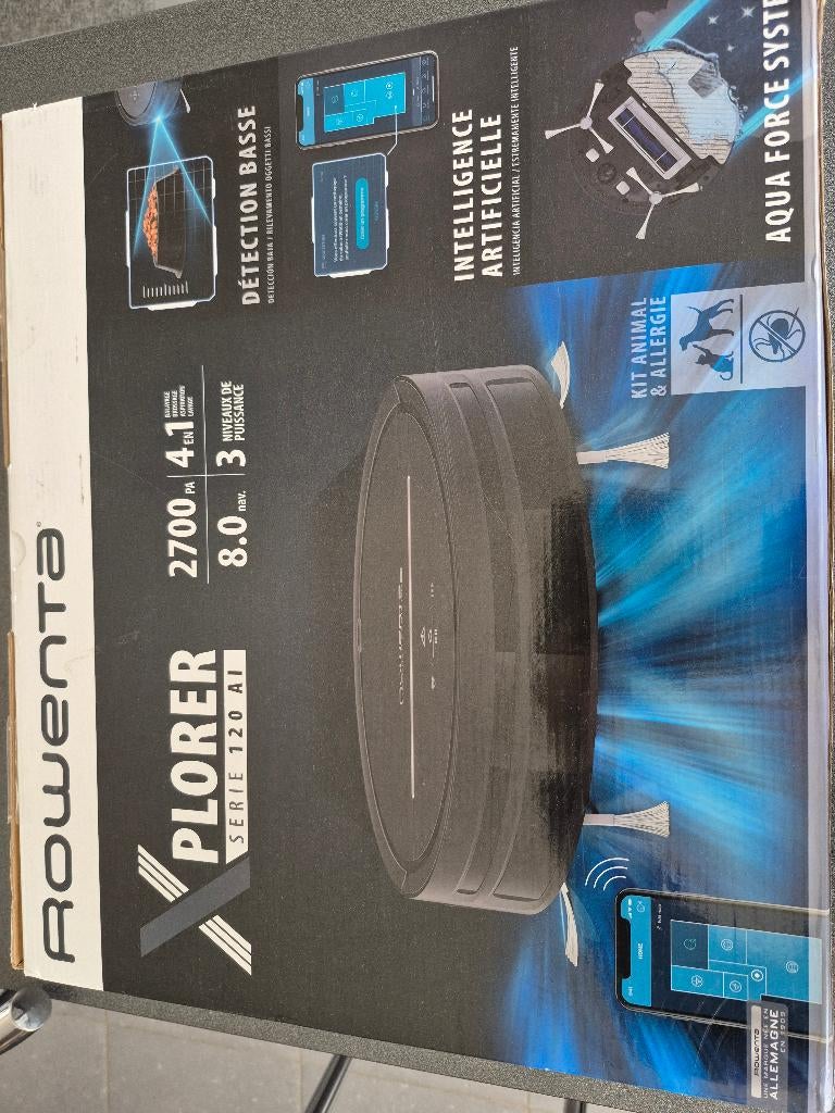 Robot stofzuiger met dweil, Ophalen of Verzenden, Zo goed als nieuw, Reservoir, Robotstofzuiger