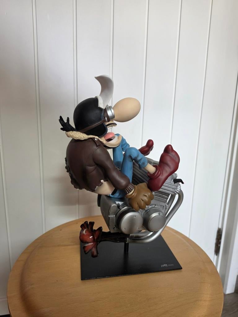 Joe bar team Op motorblok, Verzamelen, Beelden en Beeldjes, Ophalen