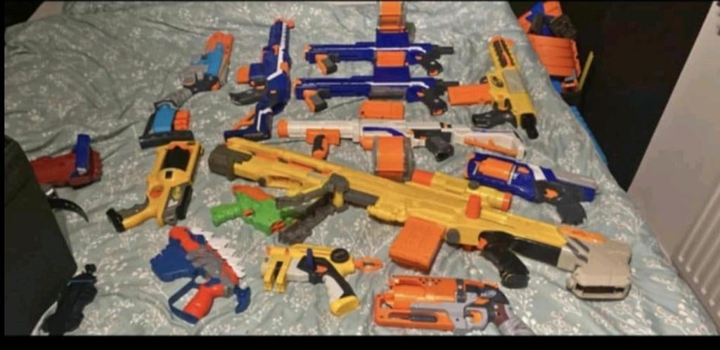Nerf geweren, Ophalen