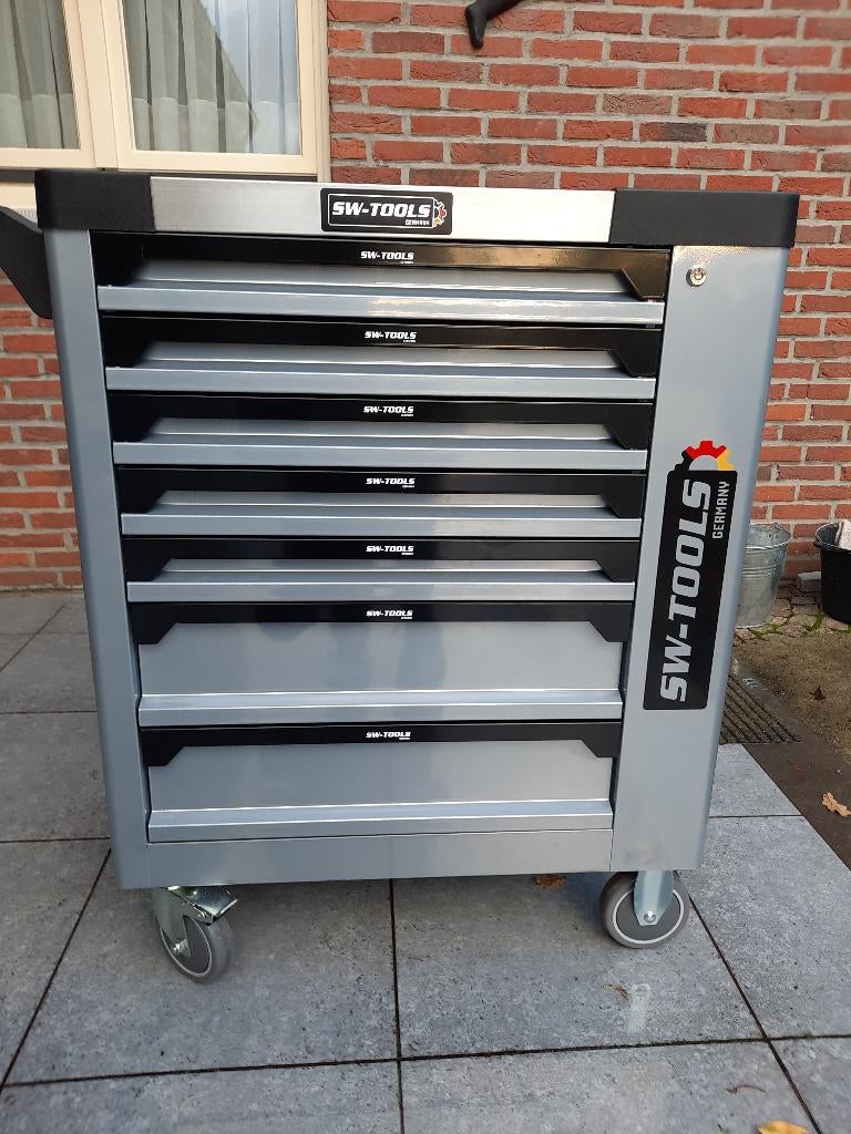 prof gereedschap kar met gereedschap in, Doe-het-zelf en Bouw, Ophalen, Nieuw