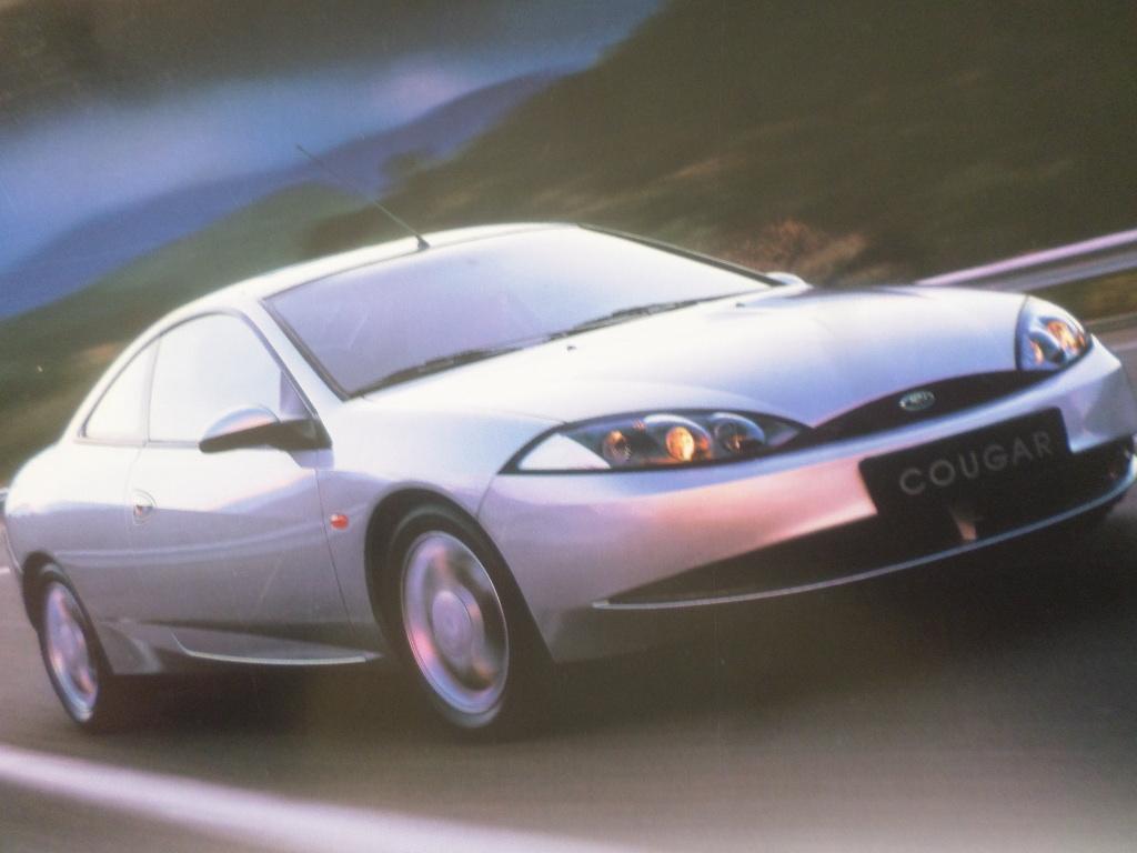 Brochure de la Ford Cougar 1999, Livres, Autos | Brochures & Magazines, Enlèvement ou Envoi, Ford