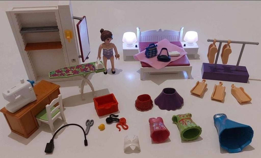 Playmobil slaapkamer met ontwerphoek., Ophalen