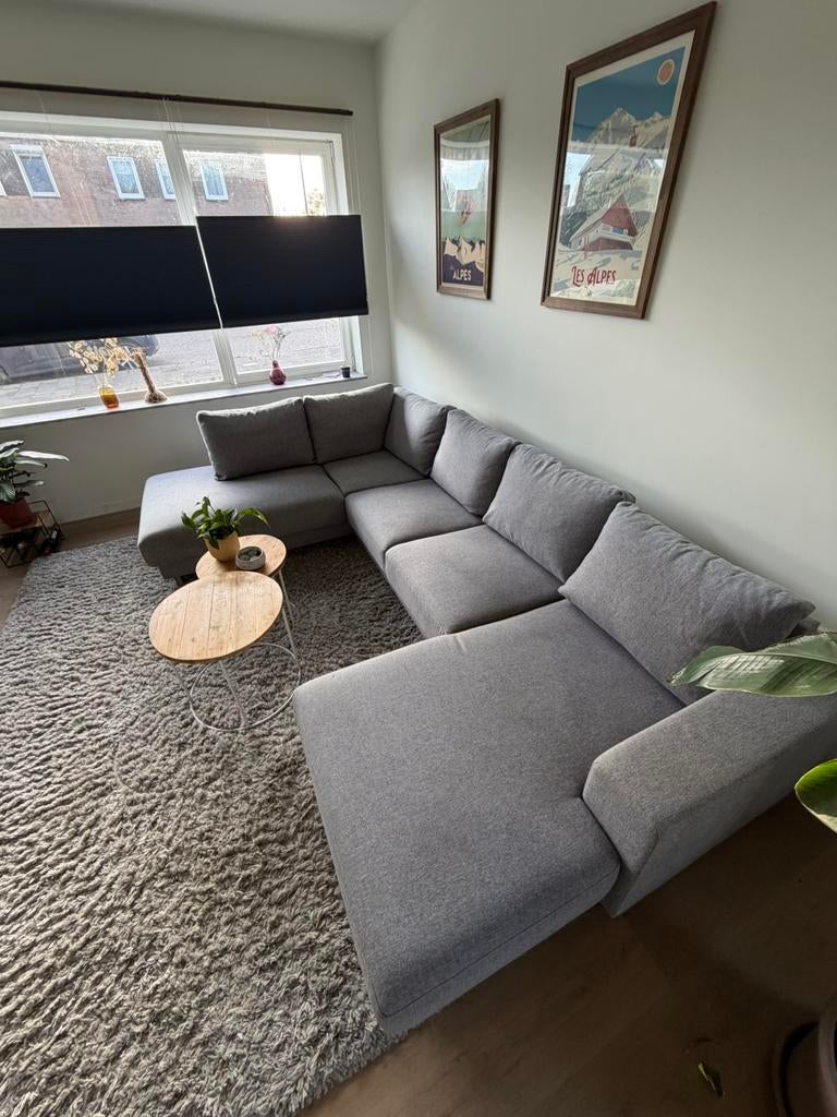 Comfortabele hoekbank 300x200, Huis en Inrichting, Ophalen, Zo goed als nieuw, Stof