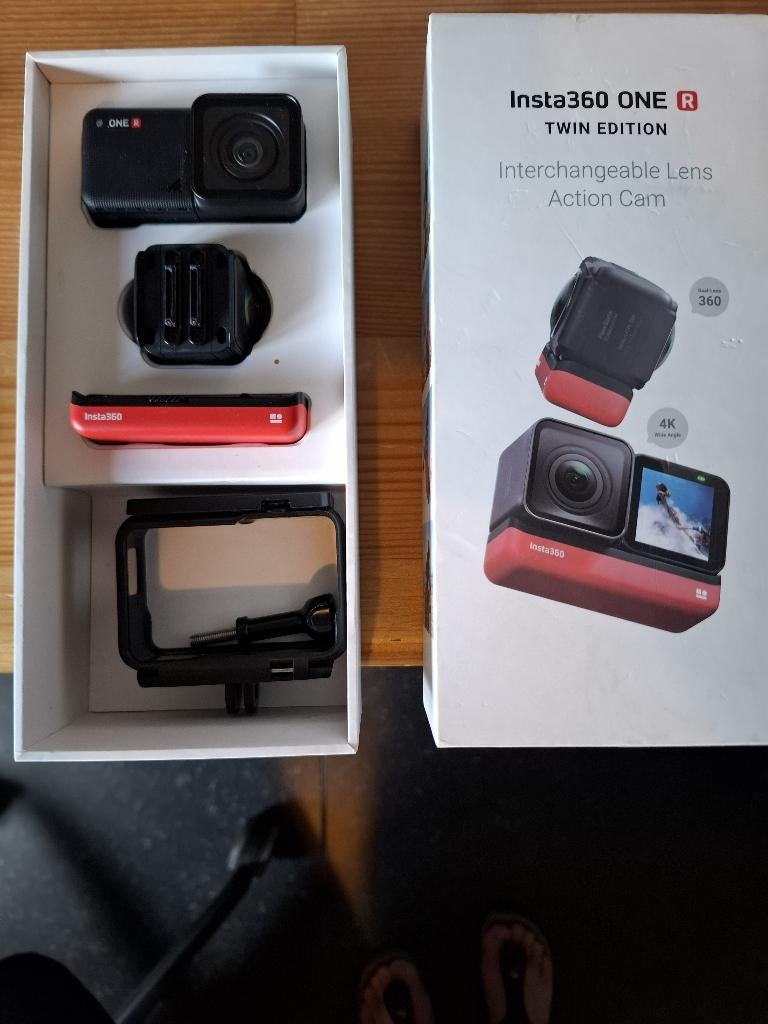 Camera Insta360 One R-Twin Edition, Audio, Tv en Foto, Actiecamera's, Ophalen, Zo goed als nieuw, Overige merken