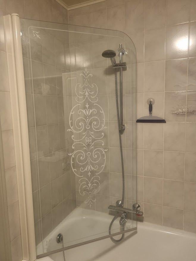 badscherm, Ophalen, Gebruikt, 100 tot 150 cm, Overige typen