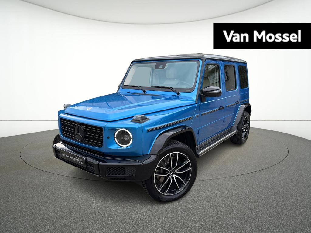 Mercedes-Benz G 350d AMG LINE + NAPPA + OPEN DAK + BURMESTER, Auto's, Mercedes-Benz, Automaat, Traction-control, Stof, Gebruikt