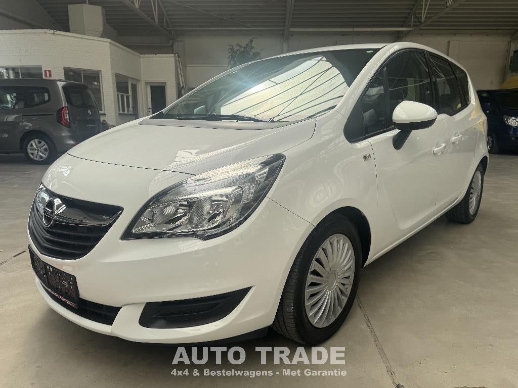 Opel Meriva 1.4 B | 30.000km!! | Automaat | Suicide Door, Auto's, Parkeersensor, 4 cilinders, Wit, Bedrijf