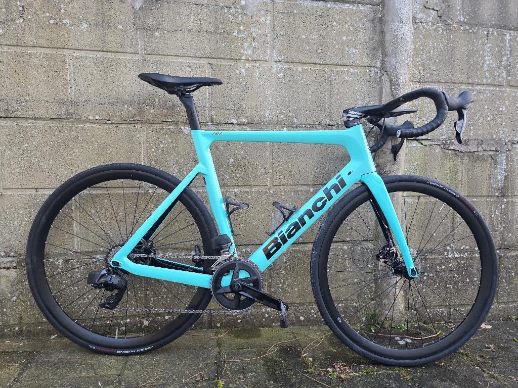 Bianchi Aria Aero bike taille 59 Sram Rival Etap 12 vitesses, Vélos & Vélomoteurs, 57 à 61 cm, Comme neuf, Enlèvement, Carbone