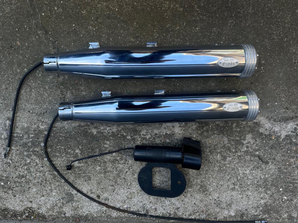 Regelbare uitlaat set, Motoren, Onderdelen | Harley-Davidson, Niet ingevuld, Gebruikt, Niet ingevuld, Ophalen of Verzenden