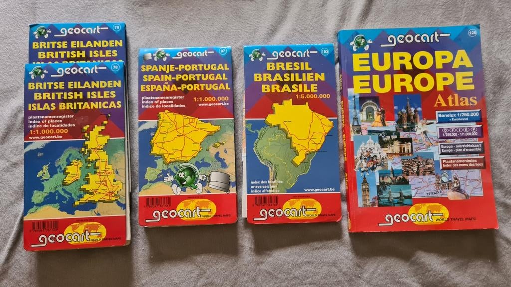 Set landkaarten Geocard, Ophalen, Spanje