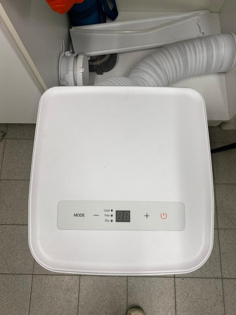 DOMO mobiele airco – 7000 BTU – zo goed als nieuw, Ophalen, Ventileren, Zo goed als nieuw, Afstandsbediening