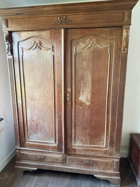 oude eiken kast, Antiek en Kunst, Ophalen