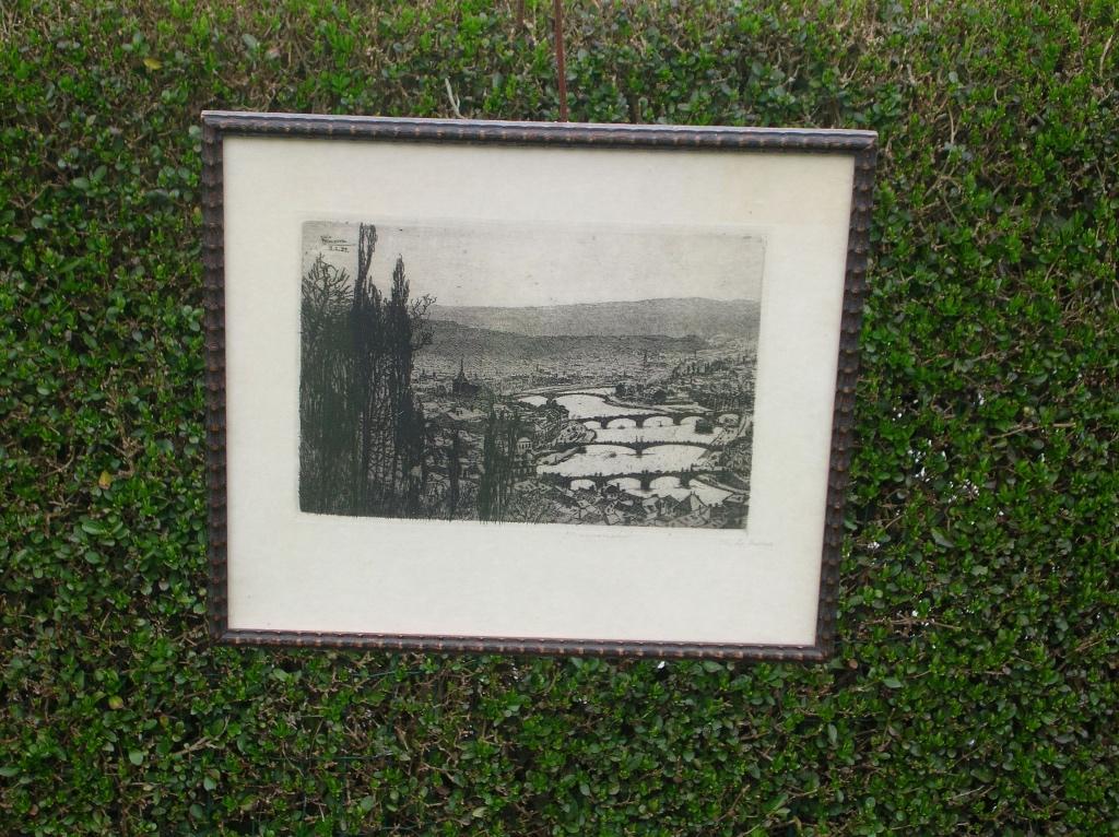 SIGNÉ FRANÇOIS MARECHAL DE LIÈGE LA MEUSE VOIR PHOTOS, Antiquités & Art, Enlèvement ou Envoi