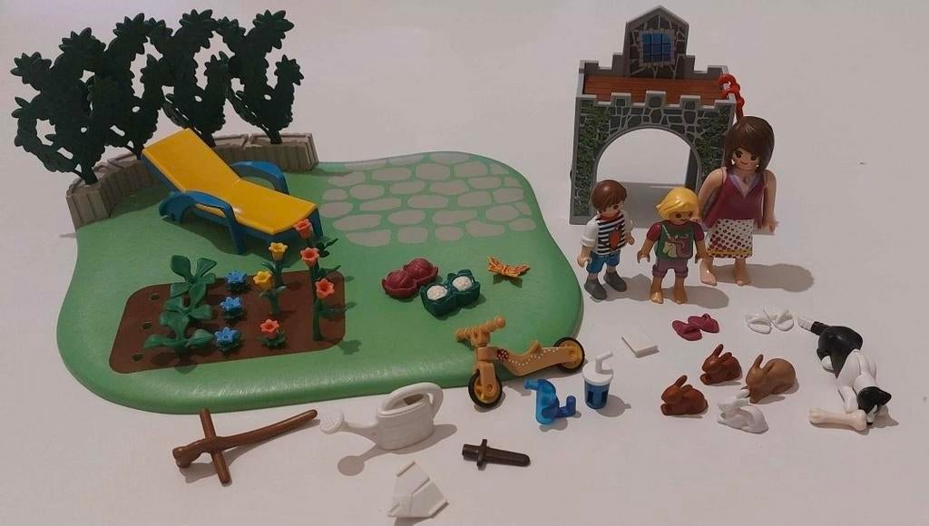 Playmobil familietuin, Ophalen