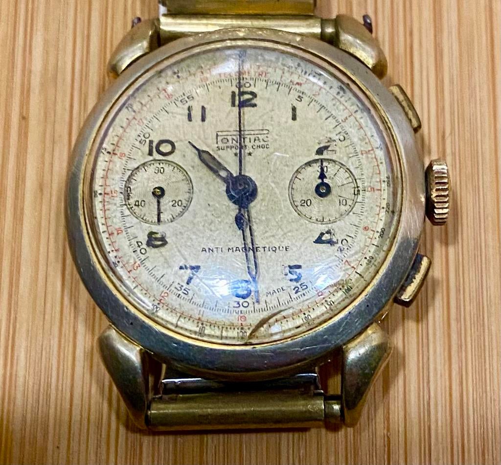 Chrono Pontiac, Enlèvement ou Envoi, Utilisé, Montre-bracelet, Autres marques