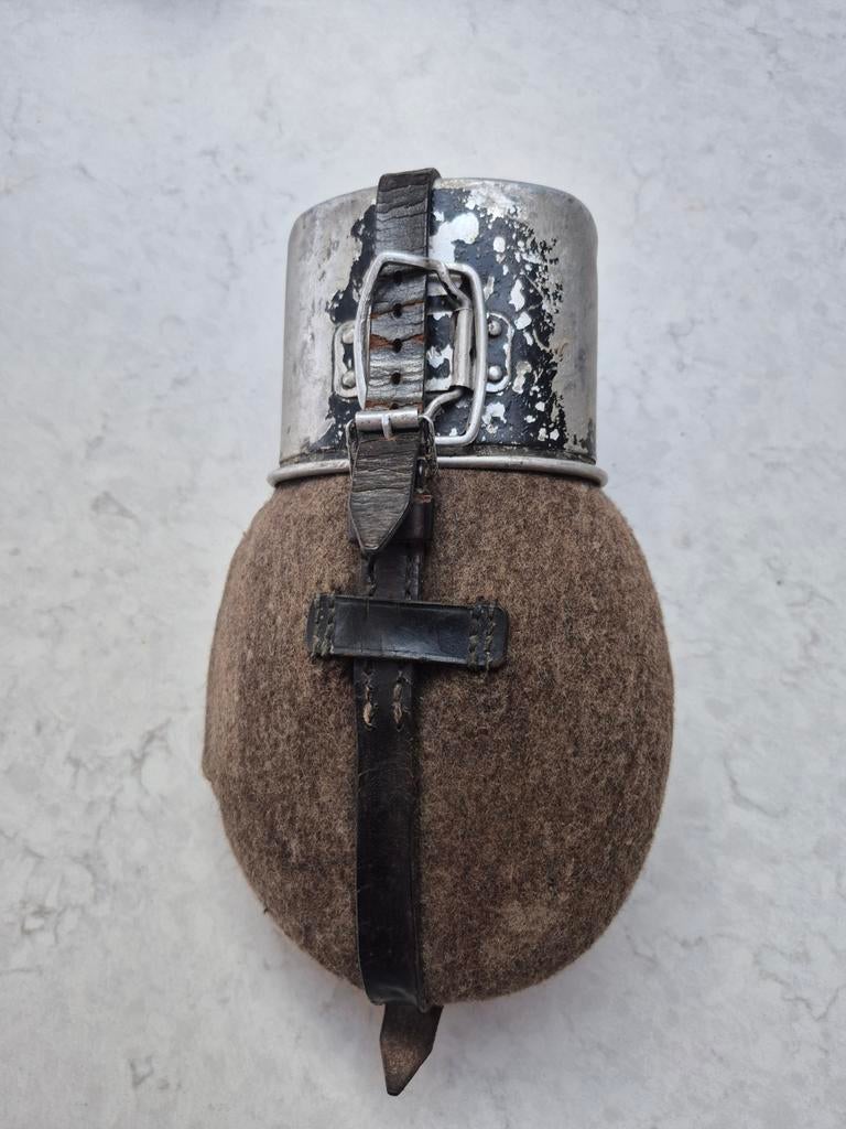 Originele Duitse veldfles wo2, Verzamelen, Ophalen of Verzenden