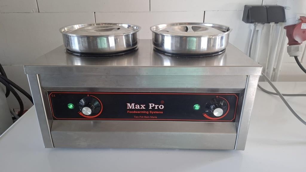 Maxpro 2pots foodwarmer, chocoladewarmer, Electroménager, Enlèvement