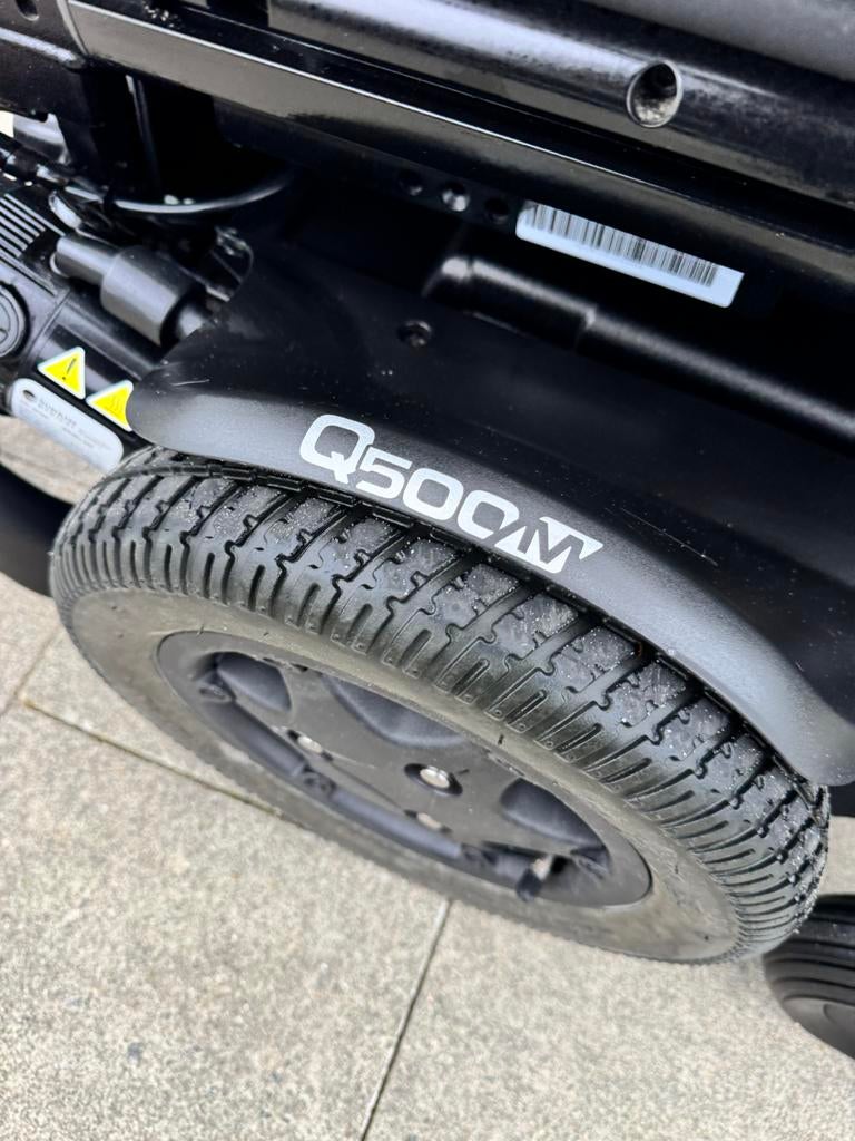 quickie Q500M electrische rolstoel 6wiel Invalide rolwagen, Diversen, Ophalen of Verzenden, Inklapbaar, Zo goed als nieuw, Elektrische rolstoel