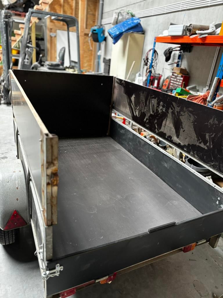 Enkelasser remorque, Ophalen, Zo goed als nieuw