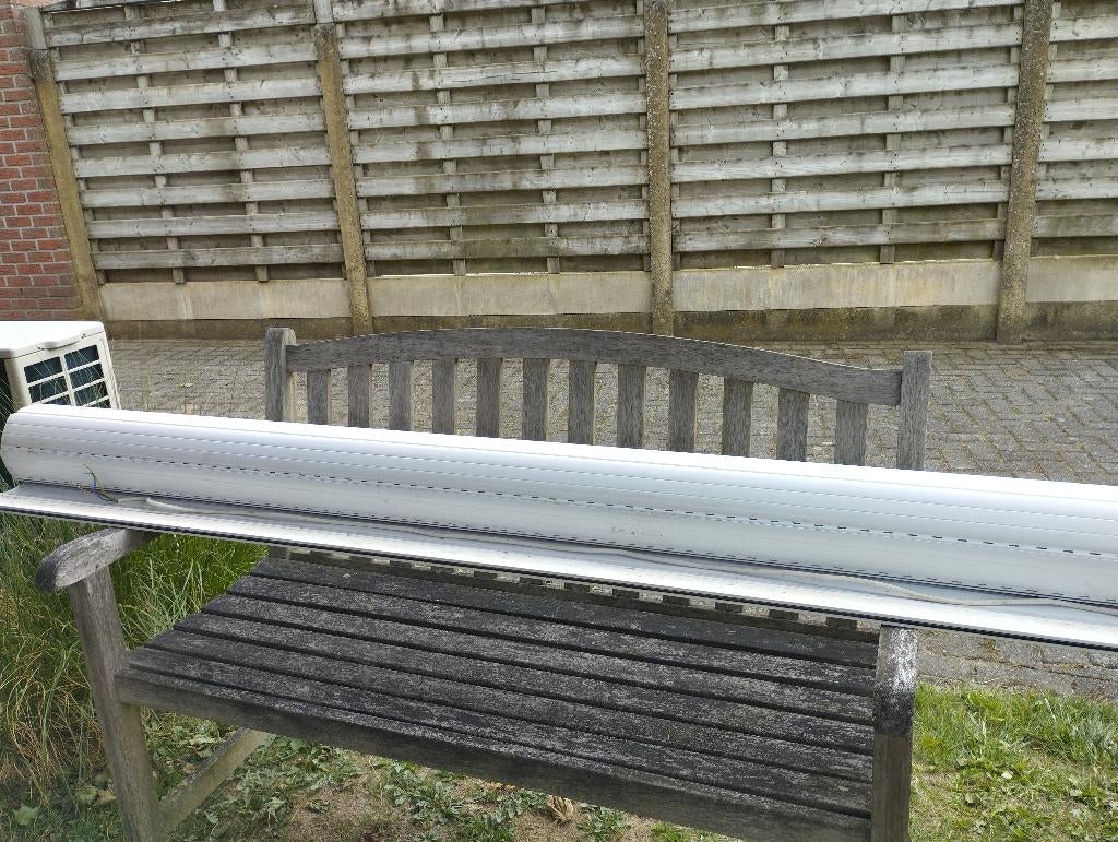 Aluminium raam incl elektisch rolluiken, Doe-het-zelf en Bouw, Rolluiken, Ophalen, Zo goed als nieuw, 200 cm of meer, 100 tot 150 cm