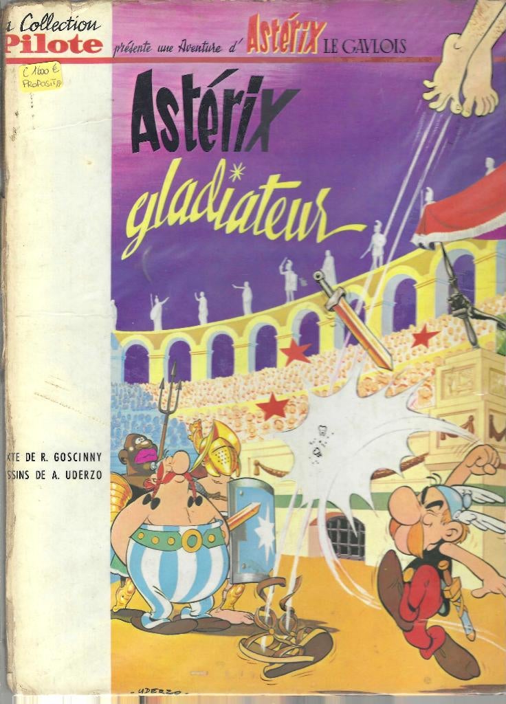 Astérix Lot de 3 Bds en EO - N 4, 5, 6 - Pilote, Livres, Plusieurs BD, Enlèvement ou Envoi, Utilisé, Goscinny & Uderzo