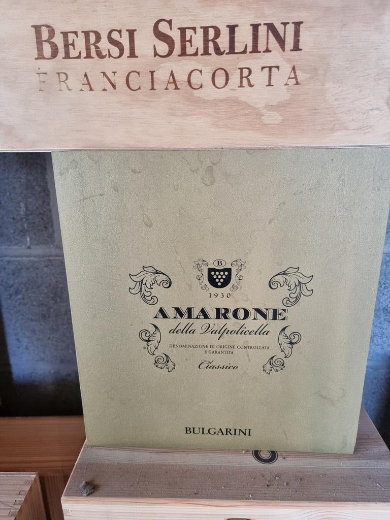 houten wijnkisten, Ophalen