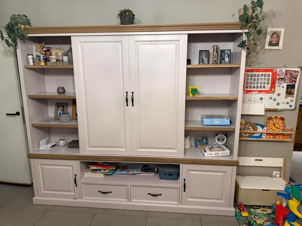 Meuble TV Country, 200 cm ou plus, Avec tablette(s), Comme neuf, Landelijk