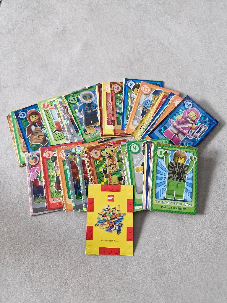 Delhaize 2021 Lego Creëer de wereld kaartjes €0,10/st, Collections, Actions de supermarché, Autres supermarchés, Enlèvement ou Envoi