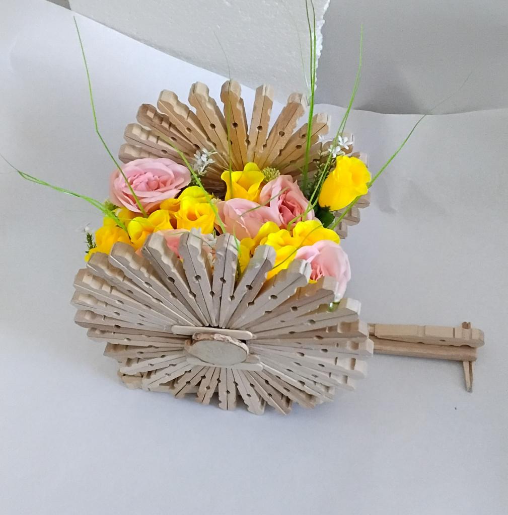 décoration pour table , cadeau mariage , chariot en bois, Enlèvement, Neuf, Décoration