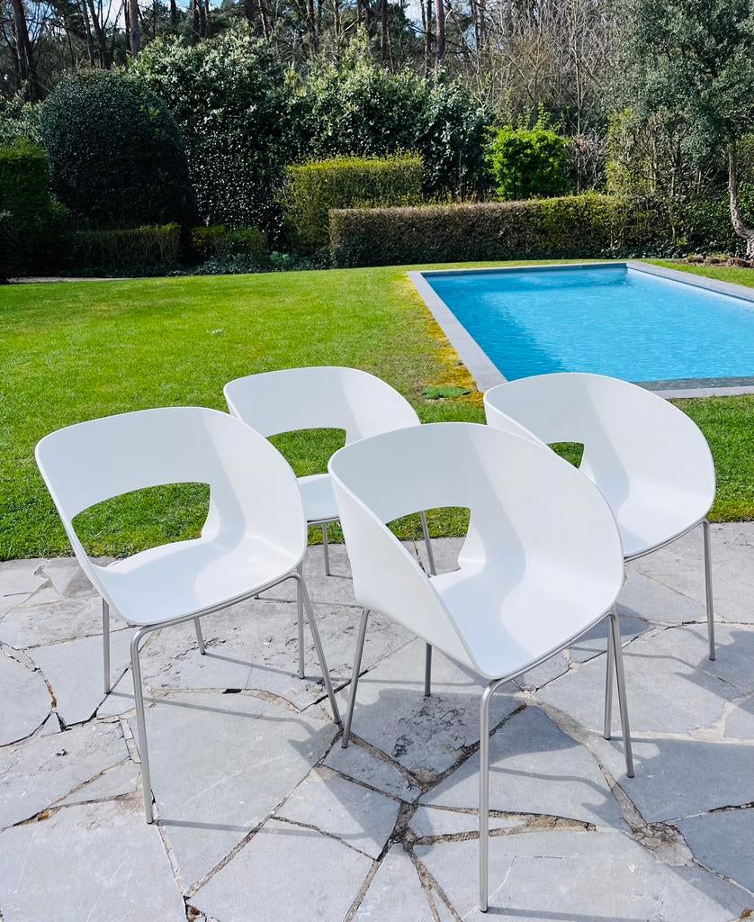 4 Chaises d'extérieur « Vintage » Tribù - Bram Bollen, Enlèvement, Utilisé