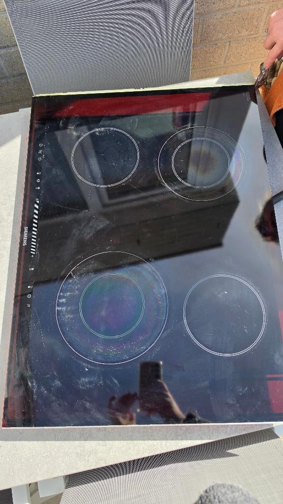 Siemens keramische kookplaat (ET775MG11E), Elektronische apparatuur, Ophalen, Gebruikt, Keramisch, 4 kookzones