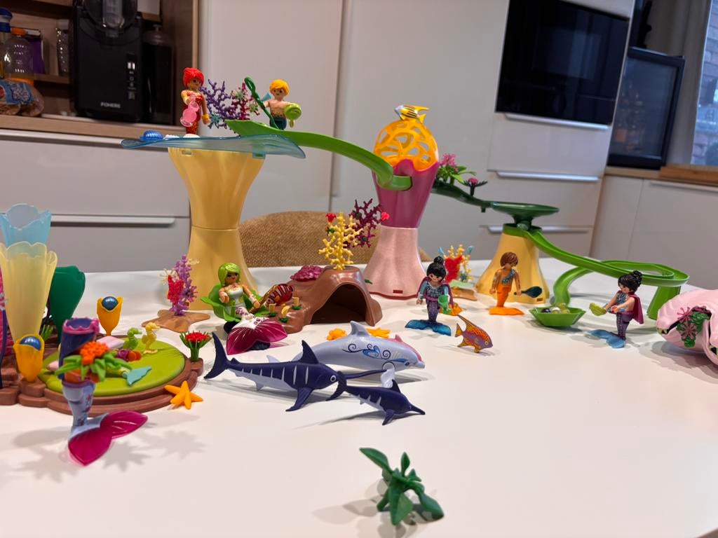 Playmobil onderwater wereld met zeemeerminnen, Ophalen, Zo goed als nieuw
