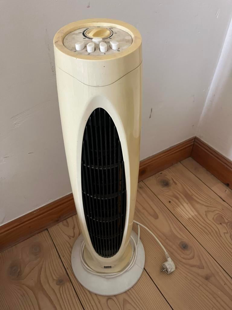 Vrijdag 10/4 afhalen. TORENVENTILATOR, Elektronische apparatuur, Ventilatoren, Ophalen, Gebruikt, Torenventilator