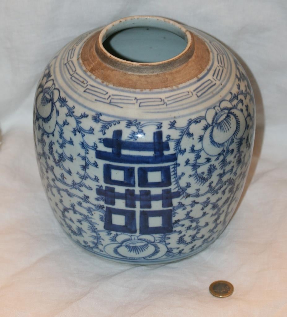 Gemberpot porselein Antiek - China, Antiek en Kunst, Ophalen of Verzenden