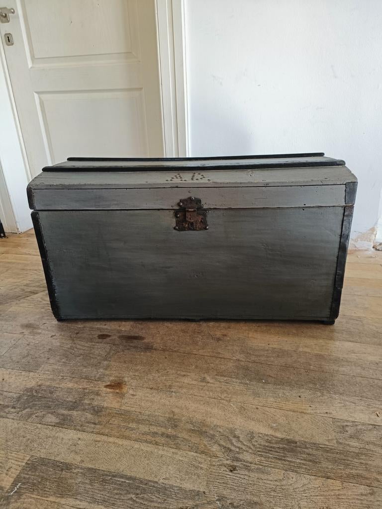 Grote houten koffer, Huis en Inrichting, Woonaccessoires | Kisten, Ophalen