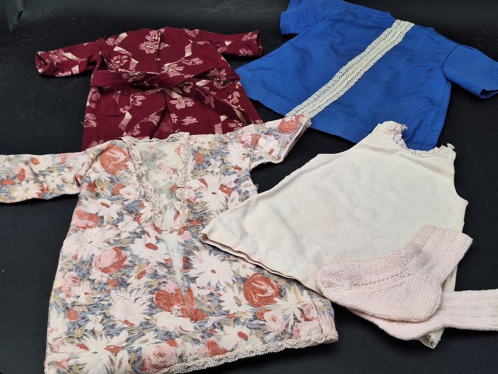 lot oude poppenkleding, jaren 50-60, Antiek en Kunst, Ophalen of Verzenden