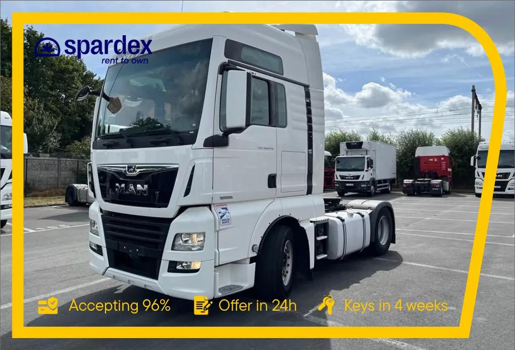 MAN TGX 18.470 4x2 | Leasing from €1828/month (bj 2021), Auto's, Vrachtwagens, Automaat, Achterwielaandrijving, MAN, Wit