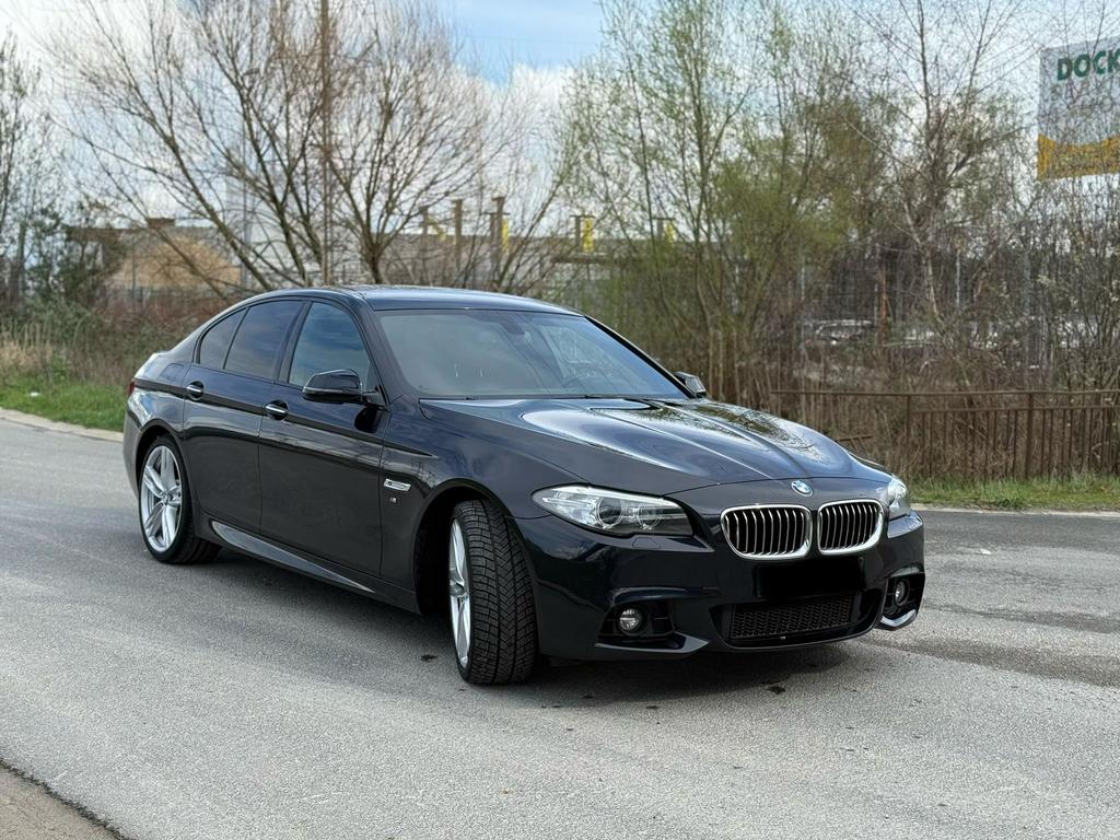 Bmw 525D 2,0 diesel. 218 pk euro 6, Auto's, Automaat, Adaptieve lichten, Achterwielaandrijving, Zwart