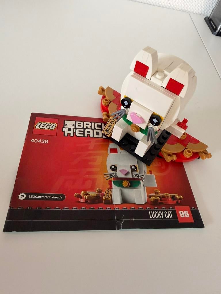 LEGO set 40436 Gelukskat, BrickHeadz, Lego, Compleet, Ophalen of Verzenden