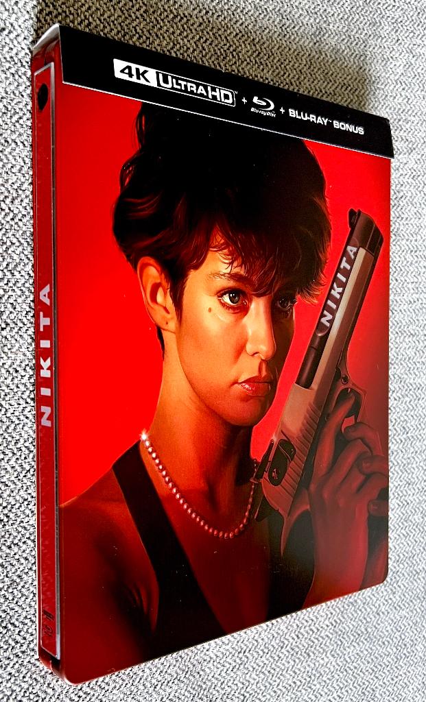 NIKITA (4KUHD) Cult / "STEELBOOK" - 3 BLURAY // Staat Nieuw, Cd's en Dvd's, Blu-ray, Ophalen of Verzenden, Zo goed als nieuw, Actie