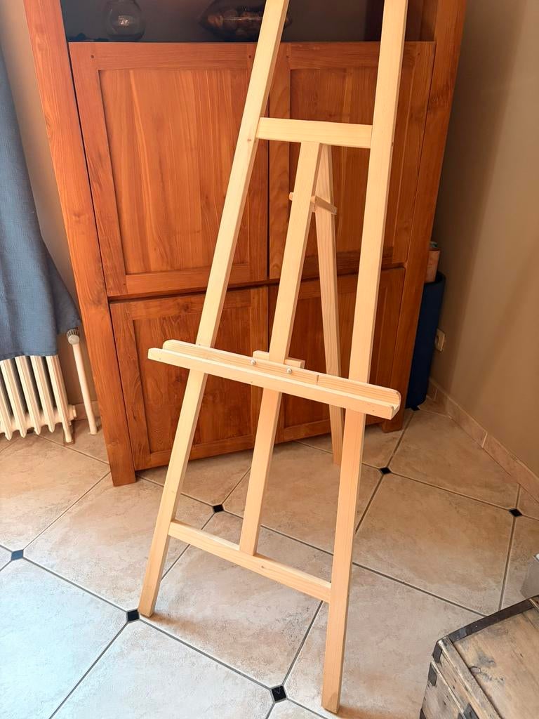 Chevalet en bois, Enlèvement, Comme neuf, Chevalet