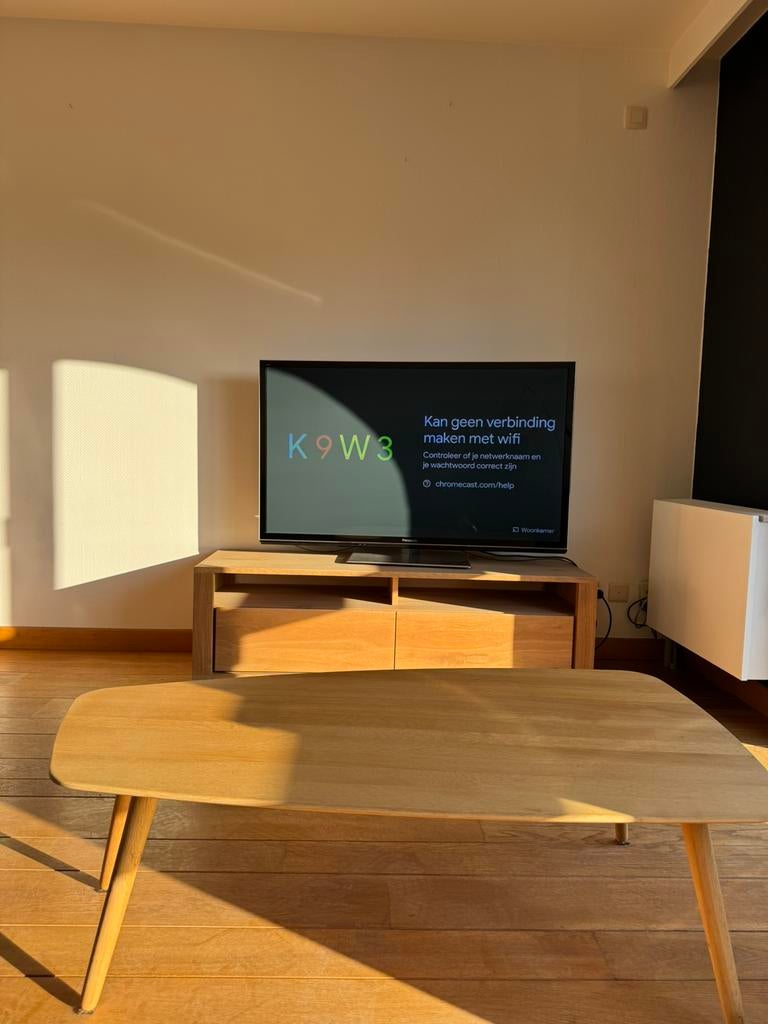 Tv meubel etnicraft eik, Huis en Inrichting, Kasten |Televisiemeubels, Ophalen