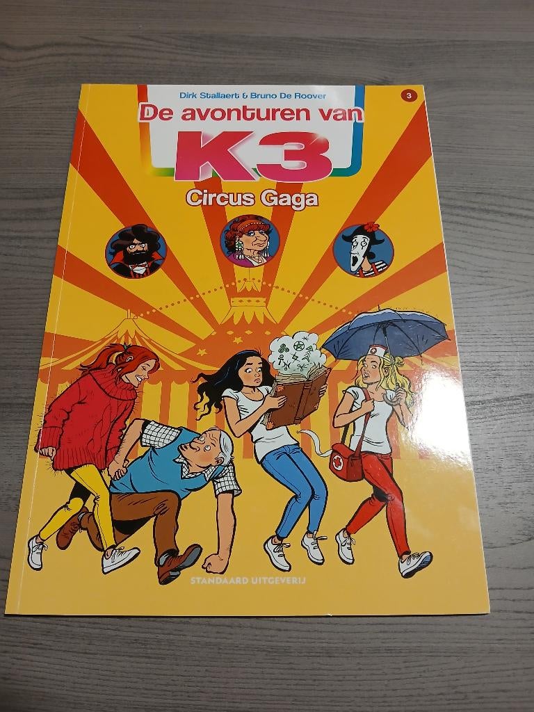 De avonturen van K3 – Circus Gaga, Studio 100, Enlèvement ou Envoi, Une BD, Comme neuf